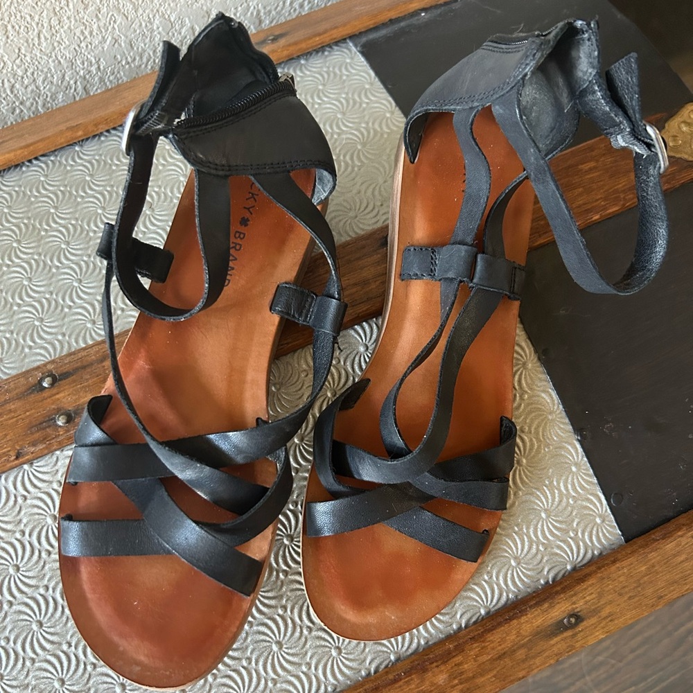 Lucky Brand Black Sandals